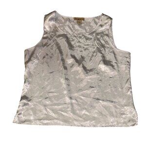 Notations Womens Sleeveless Top XL 100% Polyester Blouse
